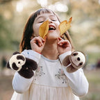 Cute Panda Plush Slap Bracelet